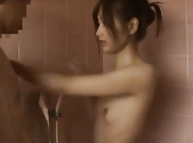 Schoolgirl Chika Eiro Gets Soaked And Sucks Dick In The Shower