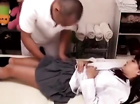 Japanese 18yo schoolgirl massage call into disrepute in copulation