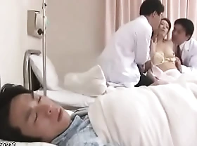 Japanese sweet nurse gets fucked prevalent front of her patient