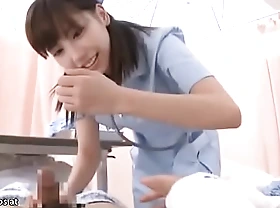 Japanese sweet teen loves doing her labour