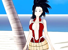 Momo x Deku (my hero academia) 3d Hentai