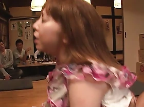 Minami kitagawa foursome ends in an asian jizz facial cumshot
