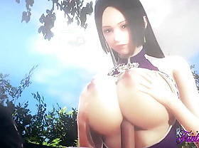 One Atom Hentai 3D - Boa Hancock rubbing tits, boobjob increased by cowgirl nigh the garden