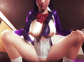 Shokugeki no Soma Hentai 3D- Todokoro Megumi Hard Sexual congress - Japanese Asianmanga anime porn