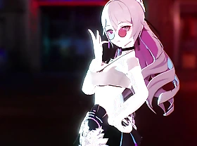 Sexy Cyberpunk Dance + BBM Sexual congress (3D HENTAI)