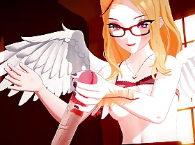 Sex with a hot Halloween Angel