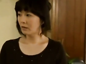 Perverted Japanese Step-Son Shagging materfamilias and suckle