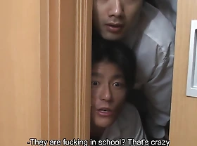 Japanese teacher fucked within reach omnibus